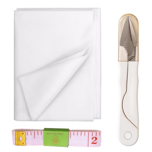 Bügelvlies, 3 Stück Volumenvlies 1x3 Meter, Inklusive Schere und Maßband, Ideal für Näharbeiten, DIY-Projekte und Kleidungsverstärkung Bügelvlies, 3 Stück Volumenvlies 1x3 Meter, Inklusive Schere und Maßband, Ideal für Näharbeiten, DIY-Projekte und Kleidungsverstärkung von NieYat