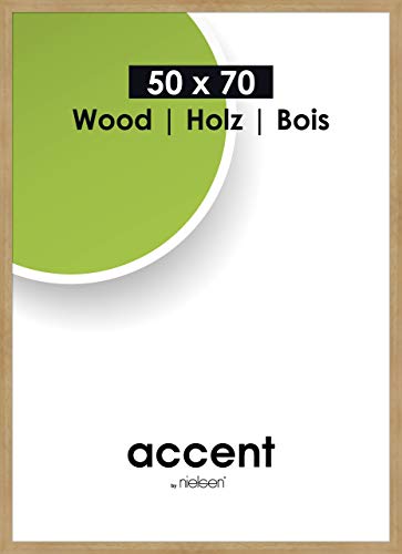 accent by nielsen Holz Bilderrahmen Accent Wood, 50x70 cm, Natur von accent by nielsen