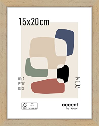 accent by nielsen Holz Bilderrahmen Zoom, 15x20 cm, Gold von accent by nielsen