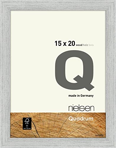 nielsen Holz Bilderrahmen Quadrum, 15x20 cm, Silber von nielsen