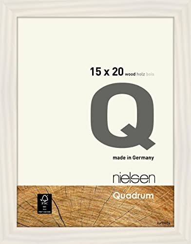 nielsen Holz Bilderrahmen Quadrum, 15x20 cm, Weiß von nielsen
