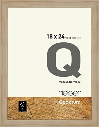 nielsen Holz Bilderrahmen Quadrum, 18x24 cm, Eiche Natur von nielsen