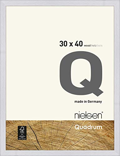 nielsen Holz Bilderrahmen Quadrum, 30x40 cm, Schneeweiß von nielsen