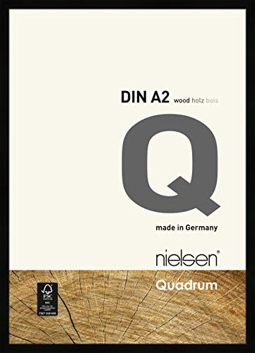 nielsen Holz Bilderrahmen Quadrum, 42x59,4 cm (A2), Schwarz von nielsen