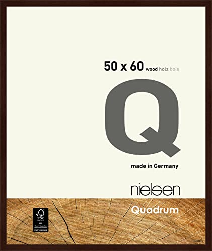nielsen Holz Bilderrahmen Quadrum, 50x60 cm, Wengé von nielsen