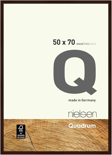 nielsen Holz Bilderrahmen Quadrum, 50x70 cm, Wengé von nielsen