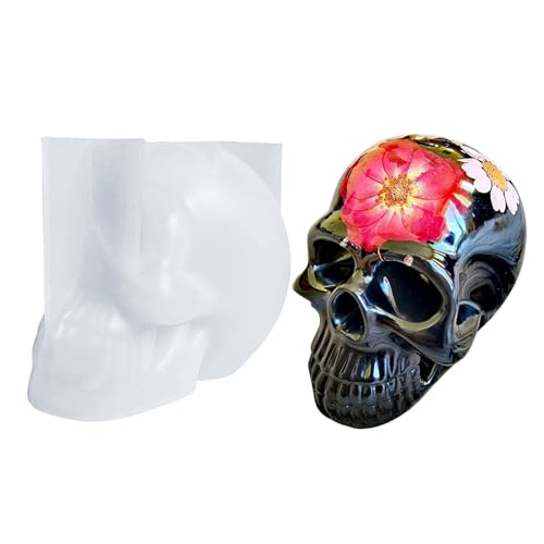 Niesel 3D Resin Molds Silikon | Skelett Gießformen aus Harz | 3D-Totenkopfform für Epoxidharzguss, Kunsthandwerk, Kerzenherstellung, Halloween-Dekoration Niesel 3D Resin Molds Silikon | Skelett Gießformen aus Harz | 3D-Totenkopfform für Epoxidharzguss, Kunsthandwerk, Kerzenherstellung, Halloween-Dekoration von Niesel