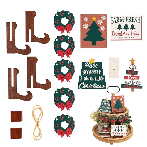 Niesel Holzschild mit abgestuftem Tablett, Weihnachtsdekoration, Holzschild – Winterurlaubsatmosphäre, saisonale Dekorationen, wiederverwendbarer Tafelaufsatz für Kamin, Esstisch Niesel Holzschild mit abgestuftem Tablett, Weihnachtsdekoration, Holzschild – Winterurlaubsatmosphäre, saisonale Dekorationen, wiederverwendbarer Tafelaufsatz für Kamin, Esstisch von Niesel