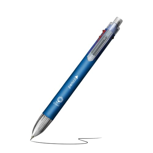 Niesel Multifunktions-Kugelschreiber, 5 Farben, austauschbare Schreibstifte mit Bleistift, glatter Kugelschreiber, federeinziehbarer Schulbedarf, einziehbares Federbriefpapier Niesel Multifunktions-Kugelschreiber, 5 Farben, austauschbare Schreibstifte mit Bleistift, glatter Kugelschreiber, federeinziehbarer Schulbedarf, einziehbares Federbriefpapier von Niesel