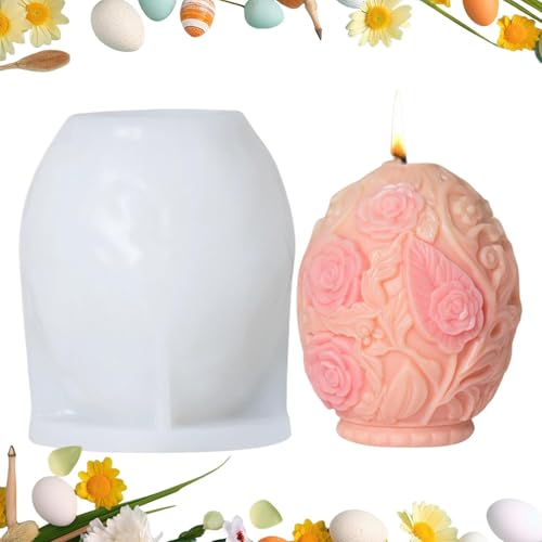 Niesel Ostereier-Kerzenform – wiederverwendbare Silikonform für Osterkerzen, Frühlingsferien, Heimdekoration, Gipsformen, Kunst, Epoxidharz, Gießform für Anfänger Niesel Ostereier-Kerzenform – wiederverwendbare Silikonform für Osterkerzen, Frühlingsferien, Heimdekoration, Gipsformen, Kunst, Epoxidharz, Gießform für Anfänger von Niesel