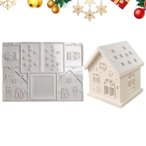 Niesel Silikonform in Hausform | Silikonformen Gießformen – Silikon-Weihnachtsformen für Kerzenhalter, für Handwerker, Heimdekoration Niesel Silikonform in Hausform | Silikonformen Gießformen – Silikon-Weihnachtsformen für Kerzenhalter, für Handwerker, Heimdekoration von Niesel