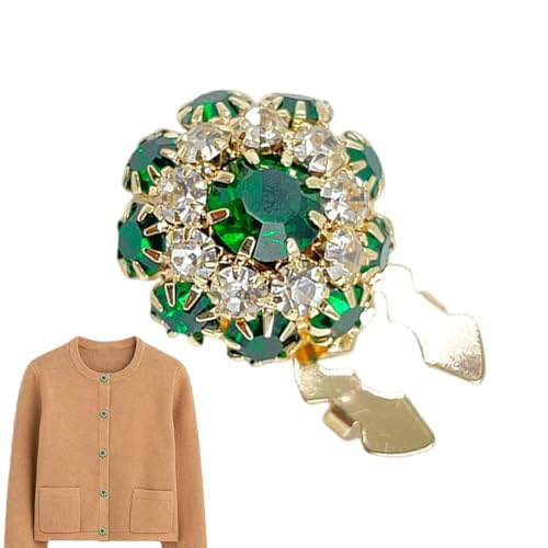 Niesel Strass-Knöpfe, Strass-Knöpfe für Damen, zum Basteln, Kristallverzierungen, flache Rückseite, Schmuckherstellungszubehör, dekorative Knöpfe für Damen und Erwachsene von Niesel