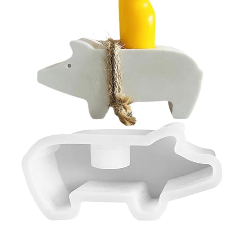 Piglet Gips-Kerzenhalter-Form, Kunstharz-Kerzenhalter-Form, dekorative Form für die Herstellung von Kerzenständern, Tierform, Kerzenständer, Epoxidharz-Formen, Gipsformen für Heimdekoration Piglet Gips-Kerzenhalter-Form, Kunstharz-Kerzenhalter-Form, dekorative Form für die Herstellung von Kerzenständern, Tierform, Kerzenständer, Epoxidharz-Formen, Gipsformen für Heimdekoration von Niesel