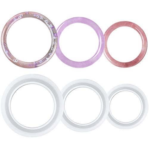 Nifocc 3 Stück Silikon Armreif Form Schmuck Silikonform Armband Harz Silikon Gießform Epoxidharz Schmuck DIY Handwerk Transparente Form Nifocc 3 Stück Silikon Armreif Form Schmuck Silikonform Armband Harz Silikon Gießform Epoxidharz Schmuck DIY Handwerk Transparente Form von Nifocc