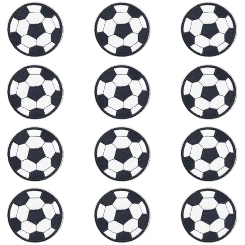 Nifocc Fußball Bestickte Patches Gestickte Aufnäher für Kleidung Jeans Pants Jacken Hüte Rucksäcke Schuhe - 15 Stück von Nifocc