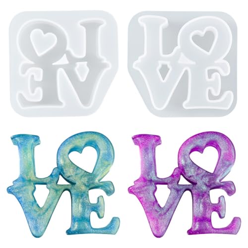 Nifocc Love Epoxidharz Formen Love Alphabet Gießformen 3D Love Silikonform Schmuck Gussform Für DIY Handwerk Ornamente Nifocc Love Epoxidharz Formen Love Alphabet Gießformen 3D Love Silikonform Schmuck Gussform Für DIY Handwerk Ornamente von Nifocc