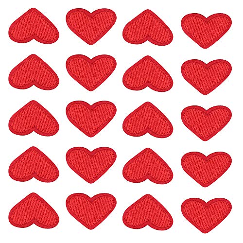Nifocc Mini Herz Bestickte Patches gestickte Aufnäher für Kleidung Jeans Jacken Hüte Rucksäcke Schuhe - Rote 20 Stück Nifocc Mini Herz Bestickte Patches gestickte Aufnäher für Kleidung Jeans Jacken Hüte Rucksäcke Schuhe - Rote 20 Stück von Nifocc
