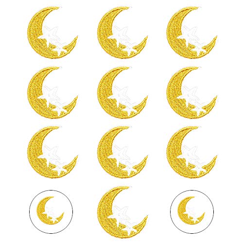 Nifocc Sterne Mond Patch Aufbügeln Aufnähen Nähapplikationen Aufnäher für Kleidung Jeans Jacken Hüte Taschen Rucksäcke Schuhe Dekorationen - 10 Stk Nifocc Sterne Mond Patch Aufbügeln Aufnähen Nähapplikationen Aufnäher für Kleidung Jeans Jacken Hüte Taschen Rucksäcke Schuhe Dekorationen - 10 Stk von Nifocc