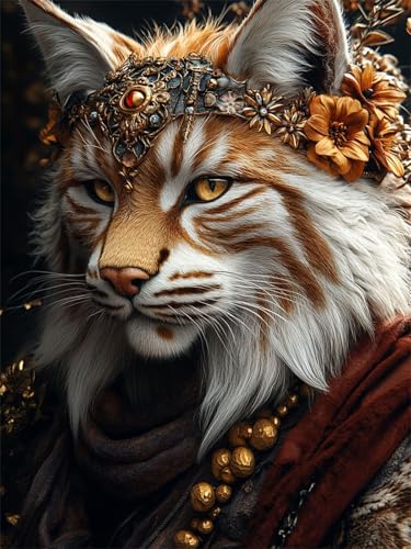 Diamond Painting Erwachsene, Diamant Painting Bilder Abstrakt Runder DIY Vollbohrer Diamant Malerei Tiger Stickerei Kreuzstich, Easy Mosaic Making Craft for Home Wand Dekor Geschenke 80x100cm L-343 Diamond Painting Erwachsene, Diamant Painting Bilder Abstrakt Runder DIY Vollbohrer Diamant Malerei Tiger Stickerei Kreuzstich, Easy Mosaic Making Craft for Home Wand Dekor Geschenke 80x100cm L-343 von Nigsnxng