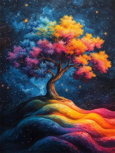 Diamond Painting Erwachsene, Diamant Painting Bilder Farbe Runder DIY Vollbohrer Diamant Malerei Baum Stickerei Kreuzstich,Easy Mosaikherstellung Bastelset for Home Wand Dekor Geschenke 80x100cm L-363 Diamond Painting Erwachsene, Diamant Painting Bilder Farbe Runder DIY Vollbohrer Diamant Malerei Baum Stickerei Kreuzstich,Easy Mosaikherstellung Bastelset for Home Wand Dekor Geschenke 80x100cm L-363 von Nigsnxng