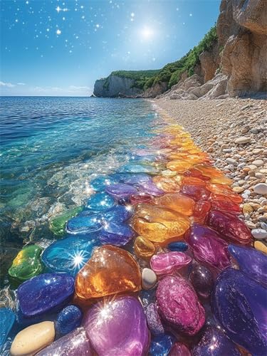 Diamond Painting Erwachsene, Diamant Painting Bilder Farbe Runder DIY Vollbohrer Diamant Malerei Strand Stickerei Kreuzstich, Easy Mosaikherstellung Bastelset for Home Dekor Geschenke 40x60cm L-340 Diamond Painting Erwachsene, Diamant Painting Bilder Farbe Runder DIY Vollbohrer Diamant Malerei Strand Stickerei Kreuzstich, Easy Mosaikherstellung Bastelset for Home Dekor Geschenke 40x60cm L-340 von Nigsnxng
