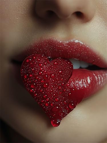 Diamond Painting Erwachsene, Diamant Painting Bilder Liebe Runder DIY Vollbohrer Diamant Malerei Frau Stickerei Kreuzstich,Easy Mosaikherstellung Bastelset for Home Wand Dekor Geschenke 80x100cm L-346 von Nigsnxng