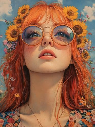 Diamond Painting xxl 50x70cm Frau Diamant Painting Bilder Kinder,Full Drill DIY Diamant Malerei Blumen Crystal Rhinestone Embroidery Cross Stitch Art Craft for Home Wohnzimmer Schlafzimmer Decor L-327 Diamond Painting xxl 50x70cm Frau Diamant Painting Bilder Kinder,Full Drill DIY Diamant Malerei Blumen Crystal Rhinestone Embroidery Cross Stitch Art Craft for Home Wohnzimmer Schlafzimmer Decor L-327 von Nigsnxng