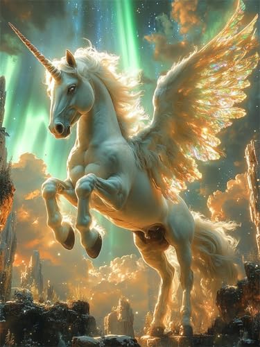 Diamond Painting xxl 60x90cm Pferd Diamant Painting Bilder Kinder, Full Drill DIY Diamant Malerei Aurora Crystal Rhinestone Embroidery Cross Stitch Art Craft for Home Schlafzimmer Wall Decor L-305 Diamond Painting xxl 60x90cm Pferd Diamant Painting Bilder Kinder, Full Drill DIY Diamant Malerei Aurora Crystal Rhinestone Embroidery Cross Stitch Art Craft for Home Schlafzimmer Wall Decor L-305 von Nigsnxng