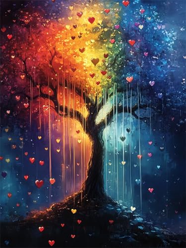 Diamond Painting xxl 90x120cm Abstrakt Diamant Painting Bilder Kinder, Full Drill DIY Diamant Malerei Baum Crystal Rhinestone Embroidery Cross Stitch Art Craft for Home Schlafzimmer Wall Decor L-364 Diamond Painting xxl 90x120cm Abstrakt Diamant Painting Bilder Kinder, Full Drill DIY Diamant Malerei Baum Crystal Rhinestone Embroidery Cross Stitch Art Craft for Home Schlafzimmer Wall Decor L-364 von Nigsnxng