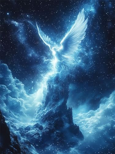 Diamond Painting xxl 90x120cm Engel Diamant Painting Bilder Kinder, Full Drill DIY Diamant Malerei Sternenhimmel Crystal Rhinestone Embroidery Cross Stitch Art Craft for Home Wohnzimmer Decor L-391 Diamond Painting xxl 90x120cm Engel Diamant Painting Bilder Kinder, Full Drill DIY Diamant Malerei Sternenhimmel Crystal Rhinestone Embroidery Cross Stitch Art Craft for Home Wohnzimmer Decor L-391 von Nigsnxng