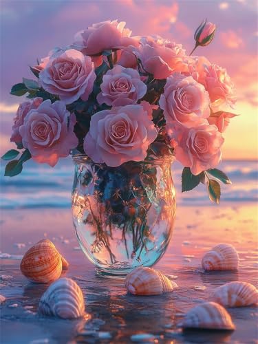 Diamond Painting xxl 90x120cm Strand Diamant Painting Bilder Kinder, Full Drill DIY Diamant Malerei Rose Crystal Rhinestone Embroidery Cross Stitch Art Craft for Home Schlafzimmer Wall Decor L-365 Diamond Painting xxl 90x120cm Strand Diamant Painting Bilder Kinder, Full Drill DIY Diamant Malerei Rose Crystal Rhinestone Embroidery Cross Stitch Art Craft for Home Schlafzimmer Wall Decor L-365 von Nigsnxng