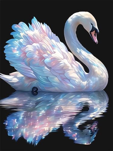 Diamond Painting xxl 90x120cm Tier Diamant Painting Bilder Kinder, Full Drill DIY Diamant Malerei Schwan Crystal Rhinestone Embroidery Cross Stitch Art Craft for Home Schlafzimmer Wall Decor L-356 Diamond Painting xxl 90x120cm Tier Diamant Painting Bilder Kinder, Full Drill DIY Diamant Malerei Schwan Crystal Rhinestone Embroidery Cross Stitch Art Craft for Home Schlafzimmer Wall Decor L-356 von Nigsnxng