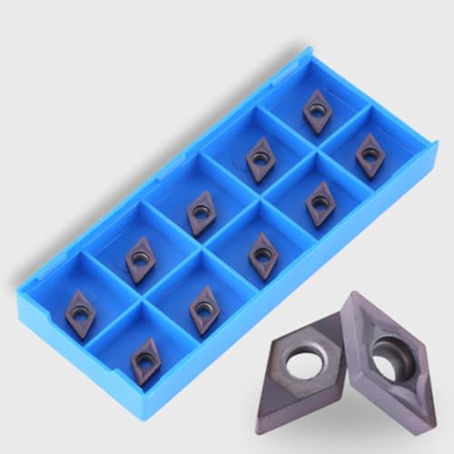 10 Stück CNC-Hartmetallspitzen Einsätze Klinge, Schneiddrehmaschine mit Kasten, mit der Eigenschaft eines hohen Wirkungsgrads, eines höheren Wirkungsgrads als ein herkömmliches Schweißmesser und einer von Niiyen