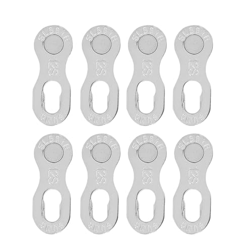 Niiyen 4pair Steel Bike Fahrrad 12speed Kette Fehlender Gliederanschluss Teile Zykluszubehör (Silver) von Niiyen