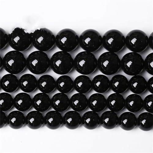 AAAAA Natürliche schwarze Achate runde lose Perlen Onyx lose Perlen für Schmuckherstellung DIY Armband Halskette AAAA schwarzer Achat 12 mm 31 Stück AAAAA Natürliche schwarze Achate runde lose Perlen Onyx lose Perlen für Schmuckherstellung DIY Armband Halskette AAAA schwarzer Achat 12 mm 31 Stück von Niiyyjj