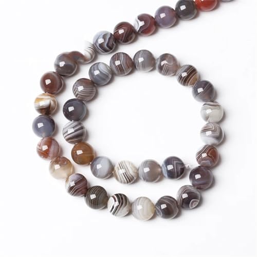 AAAAA Steinperlen Botswana Sardonyx Achate Runde lose Perlen für Schmuckherstellung DIY Armbänder 6 mm 59 bis 63 Stück von Niiyyjj