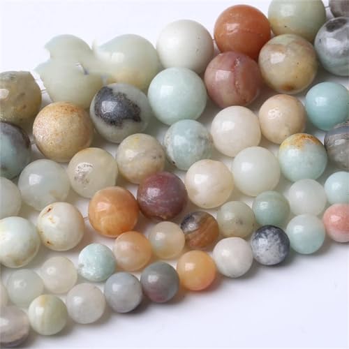 Natürliche Achate Steinperlen Onyx Runde lose Abstandshalter Perlen für Schmuckherstellung DIY Armband Zubehör Amazonit 4 mm 85 bis 95 Stück Natürliche Achate Steinperlen Onyx Runde lose Abstandshalter Perlen für Schmuckherstellung DIY Armband Zubehör Amazonit 4 mm 85 bis 95 Stück von Niiyyjj