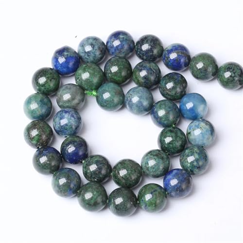 Natürliche Chrysokoll Azurit Runde lose Perlen Naturstein Perlen für Schmuckherstellung DIY Armband Halskette 6mm 59 bis 63pcs Natürliche Chrysokoll Azurit Runde lose Perlen Naturstein Perlen für Schmuckherstellung DIY Armband Halskette 6mm 59 bis 63pcs von Niiyyjj