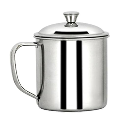 Nikou Cup Portable 304 Extra Thick Stainl Steel Mug with Lid, 11 x 13.5 cm / 4.3 x 5.3 in, for Home and Commercial Use, Metal Drinking Mug Nikou Cup Portable 304 Extra Thick Stainl Steel Mug with Lid, 11 x 13.5 cm / 4.3 x 5.3 in, for Home and Commercial Use, Metal Drinking Mug von Nikou