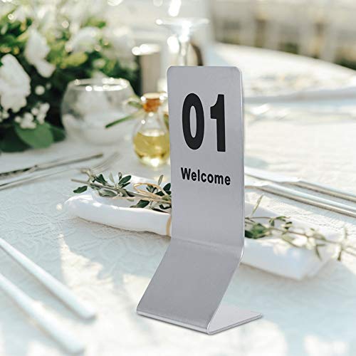 Nikou Edelstahl Doppelseitige Tischnummern 1-10 Dekorative Requisiten für Hochzeit Party Dekoration Tischnummernschilder 10 cm hoch Nikou Edelstahl Doppelseitige Tischnummern 1-10 Dekorative Requisiten für Hochzeit Party Dekoration Tischnummernschilder 10 cm hoch von Nikou