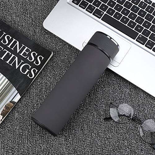 Nikou Edelstahl Vakuum Wasserflasche Auslaufsicher für Tee und Kaffee 500ml Grau Ideal für Auto und Büro Nikou Edelstahl Vakuum Wasserflasche Auslaufsicher für Tee und Kaffee 500ml Grau Ideal für Auto und Büro von Nikou