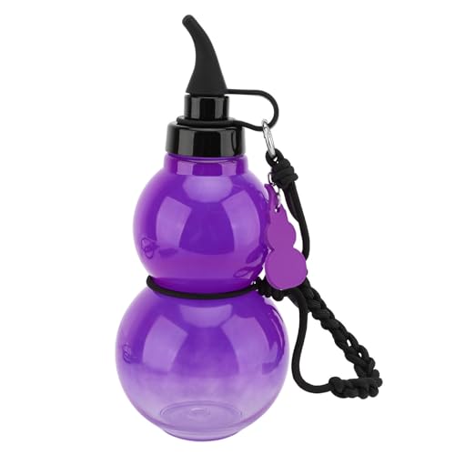 Nikou Gourd Sport-Trinkflasche, 800 ml, sturzsicher, auslaufsicher, tragbare Kürbis-Trinkflasche für Reisen, Lila Nikou Gourd Sport-Trinkflasche, 800 ml, sturzsicher, auslaufsicher, tragbare Kürbis-Trinkflasche für Reisen, Lila von Nikou