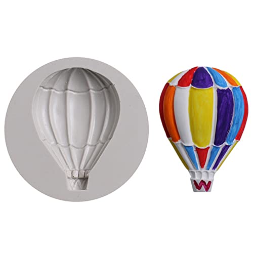Nikou Heißluftballon Muster Fondant Kuchen Deko Backen Silikon Multifunktions Kuchen Seife Pudding Chote 50-616 Flexibel Einfach zu bedienen von Nikou