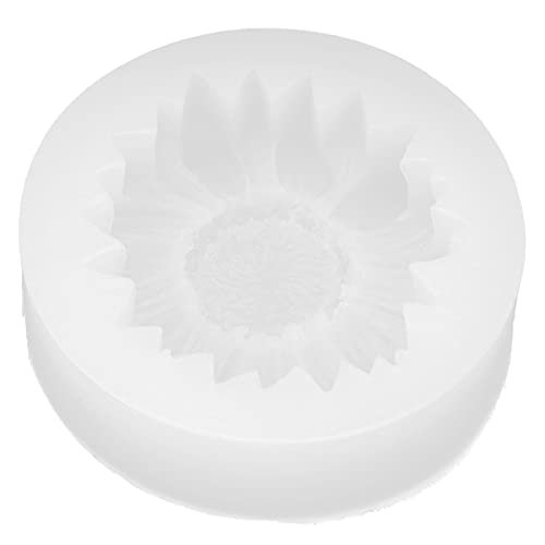 Sonnenblumenkuchen Fondant Formen gesundes Backwerkzeug für Babyparty Cupcake Weiß (Weiß ohne Löcher) von Nikou