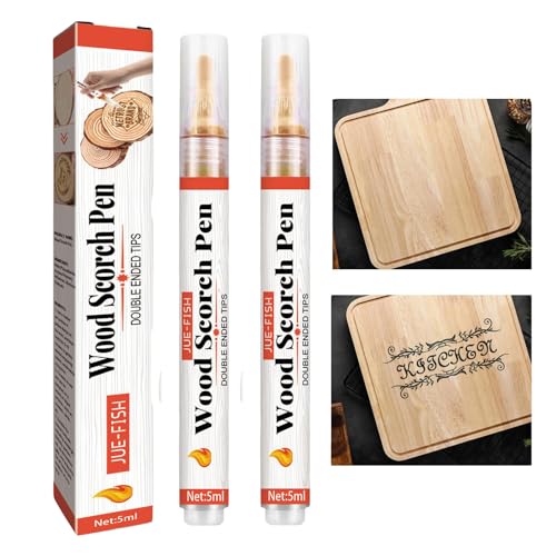 Niktule 2 Stück Scorch-Marker für 5ml Holzbrennstift-Werkzeug holzbrenner,Marker & filzstifte Sicheres Holzverbrennungsset, Schnellverbrennungsmarker,Innovative Bastelwerkzeuge für, Künstler Niktule 2 Stück Scorch-Marker für 5ml Holzbrennstift-Werkzeug holzbrenner,Marker & filzstifte Sicheres Holzverbrennungsset, Schnellverbrennungsmarker,Innovative Bastelwerkzeuge für, Künstler von Niktule
