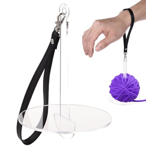 Niktule Abnehmbarer Acryl-Strickschnurspender,Garnhalter zum Häkeln,Wiederverwendbarer Garnhalter für zu Hause, Leichter Garnknäuelhalter, um EIN Verheddern des Garns zu verhindern Niktule Abnehmbarer Acryl-Strickschnurspender,Garnhalter zum Häkeln,Wiederverwendbarer Garnhalter für zu Hause, Leichter Garnknäuelhalter, um EIN Verheddern des Garns zu verhindern von Niktule