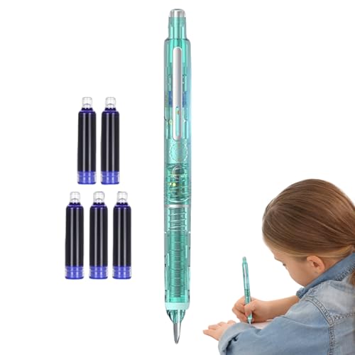 Niktule Füllfederhalter,Schreibgerät Für Schüler - Ergonomischer 0,38 mm Füller Mit Ausfahrbarer Mittelspitze Für Schule, Büro, Zeichnen, Journaling Und Kunst Niktule Füllfederhalter,Schreibgerät Für Schüler - Ergonomischer 0,38 mm Füller Mit Ausfahrbarer Mittelspitze Für Schule, Büro, Zeichnen, Journaling Und Kunst von Niktule