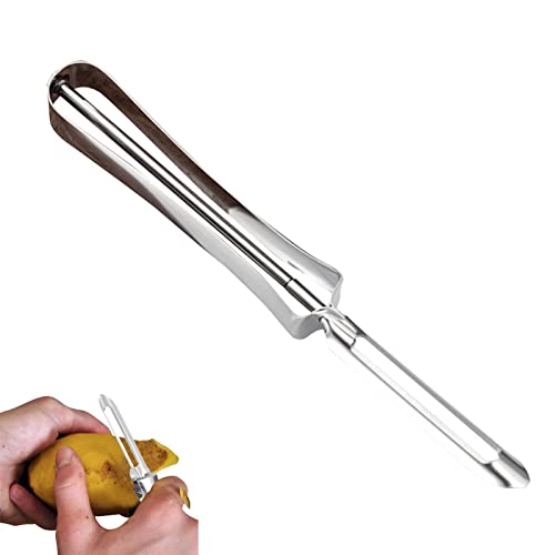 Niktule Obstschäler für die Küche | Gemüse-Kartoffelschäler-Reibe mit Edelstahlklingen - Tragbare Karotten-Gurken-Kartoffelschäler-Reibe für die Küche von Niktule