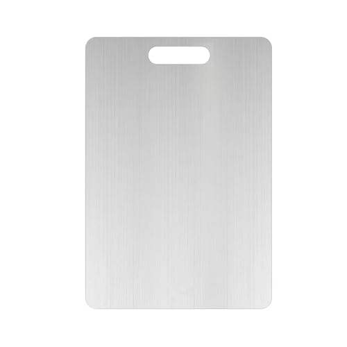 Titanium Schneidebrett - Schneidebrett Für Zuhause - Rutschfeste Beidseitige Dicke Spülmaschinengeeignete Matte Zum Schneiden Titanium Schneidebrett - Schneidebrett Für Zuhause - Rutschfeste Beidseitige Dicke Spülmaschinengeeignete Matte Zum Schneiden von Niktule