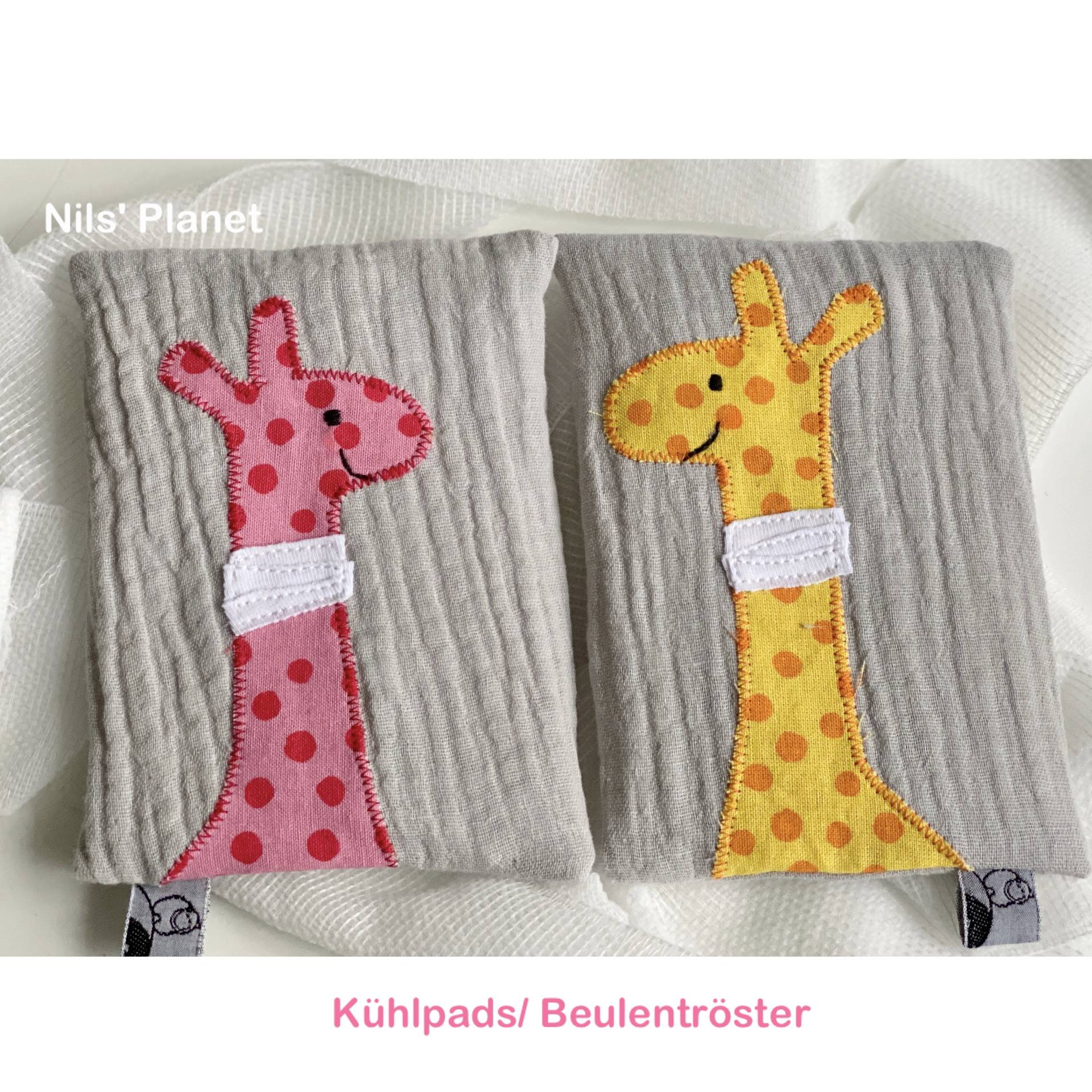 Kühlpad Mit Hülle Beulentröster Kühlpadhülle Kühlkissen Kalt-Warmkompresse Giraffe Musselin Applikation Geschenk Baby Mädchen Junge Krank Kühlpad Mit Hülle Beulentröster Kühlpadhülle Kühlkissen Kalt-Warmkompresse Giraffe Musselin Applikation Geschenk Baby Mädchen Junge Krank von NilsPlanet
